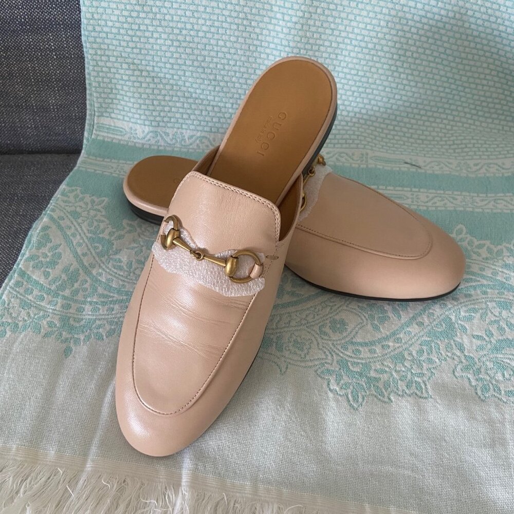 Brand New Gucci Women's Princetown Leather Mules - Picture 3 of 6